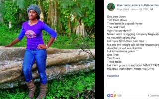 PNG campaigner-poet-student who wrote hilarious letters to Prince Harry passes on