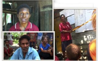 Ruthy Cletus, teacher without a classroom in a school without books