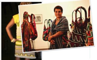 Florence Jaukae, taking the humble bilum to the international fashion stage