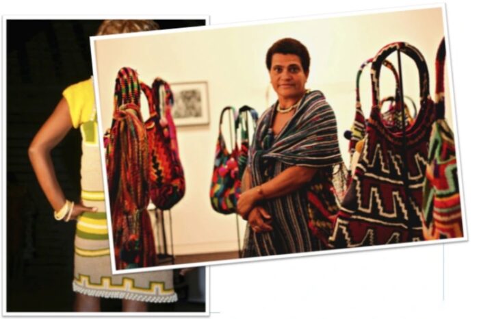 Florence Jaukae, taking the humble bilum to the international fashion stage