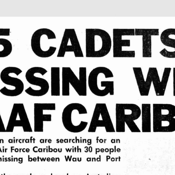 THE 1972 RAAF CARIBOU CRASH:&hellip;