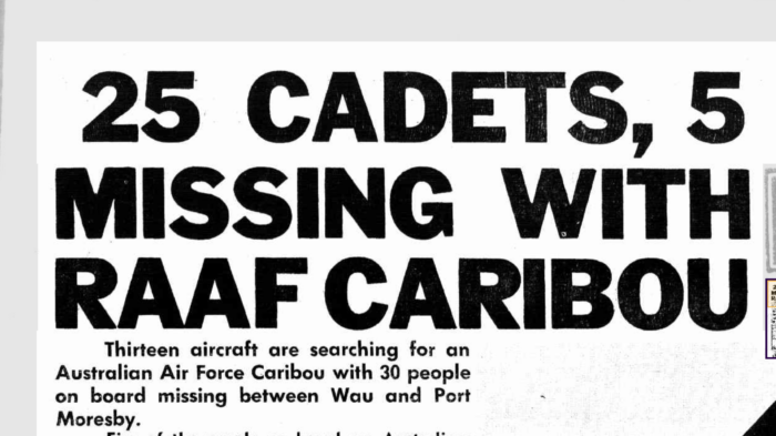 THE 1972 RAAF CARIBOU CRASH: A FLIGHT THAT CHANGED POLICY AND LIVES